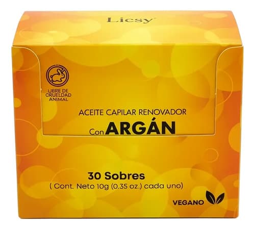 Caja X 30 Aceite Capilar Argan Sachet 10 G