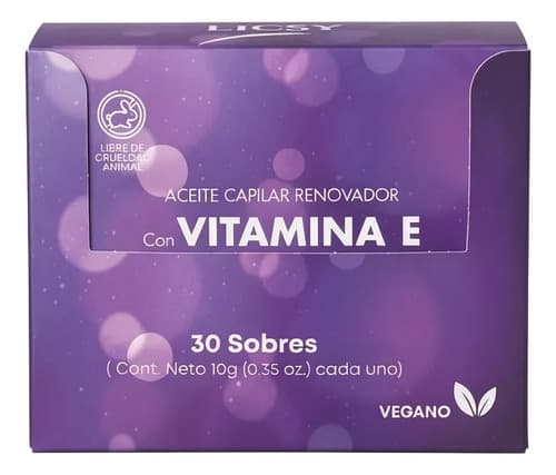 Caja X 30 Aceite Capilar Vitamina E Sachet 10 G