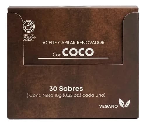 Caja X 30 Aceite Capilar Coco Sachet 10 G