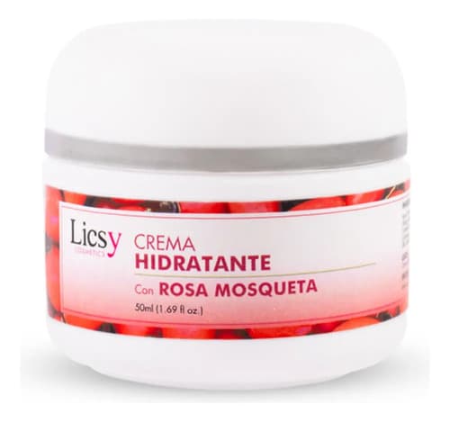 Crema Hidratante Con Rosa Mosqueta 50g Todo Tipo De Piel Día/noche