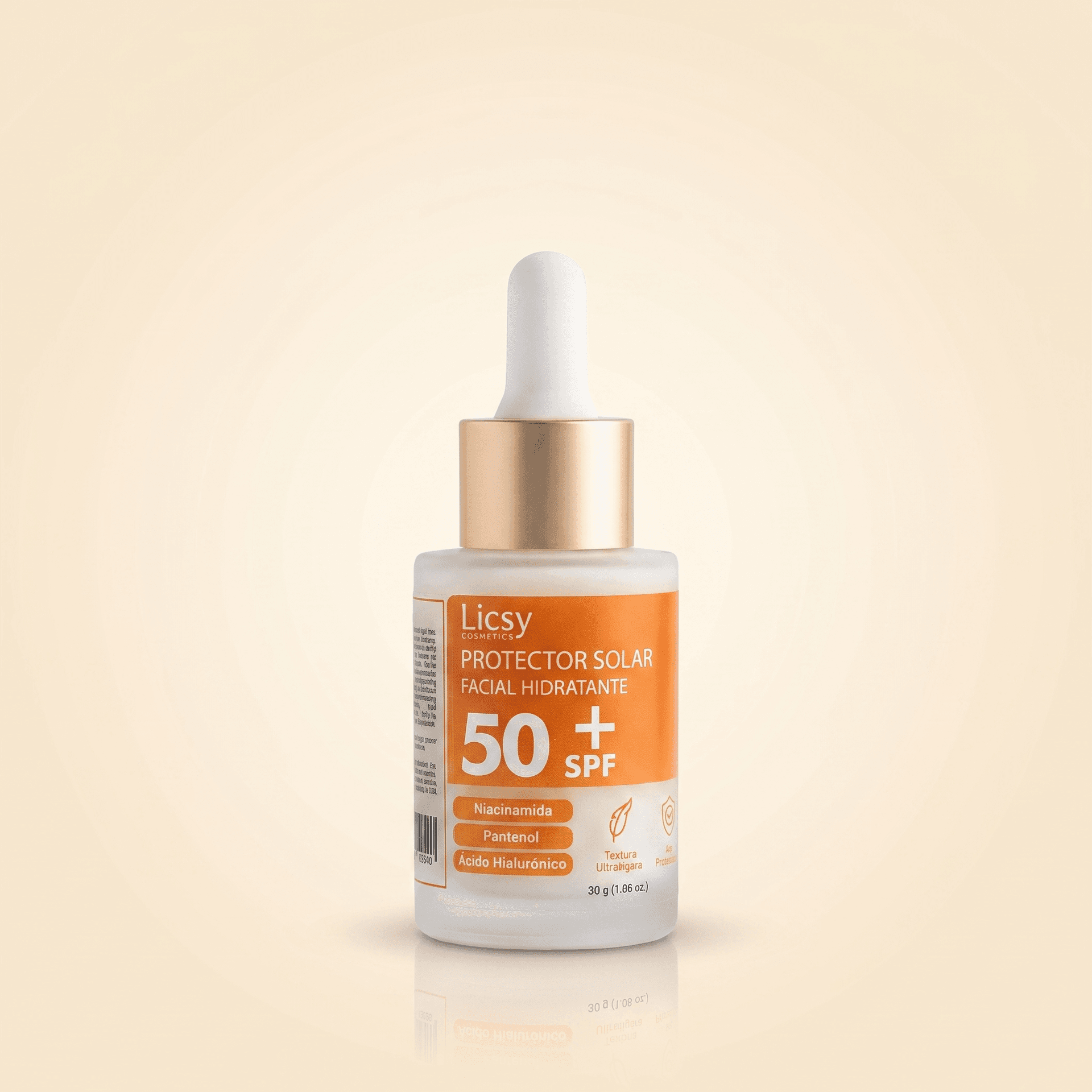 Serum Protector Solar Facial Hidratante SPF 50+ 30 ml