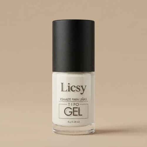 Esmalte Para Uñas 3423-080 Blanco Tiza 8 Ml Envase Tipo 158
