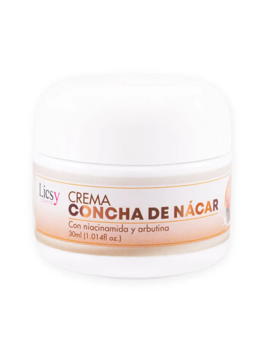 Crema Concha de Nacar con Niacinamida y Arbutina