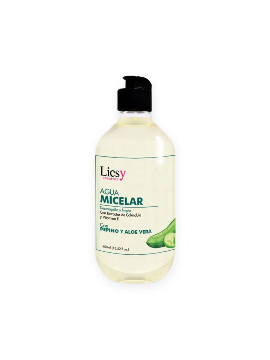 Agua Micelar con Pepino y Aloe Vera Maxi 400ml