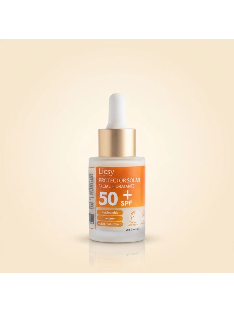 Serum Protector Solar Facial Hidratante SPF 50+
