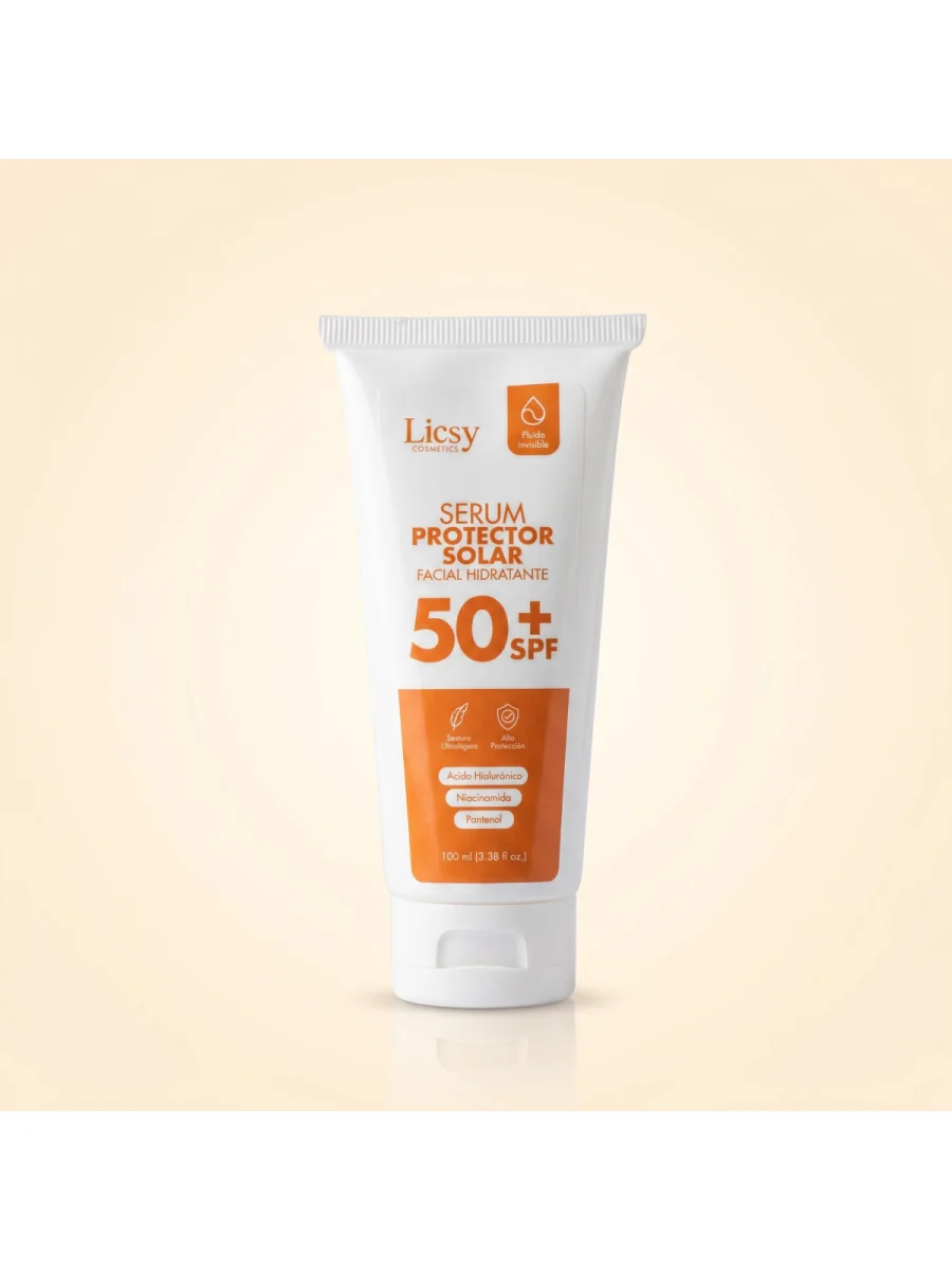 Serum Protector Solar Facial Hidratante SPF 50+