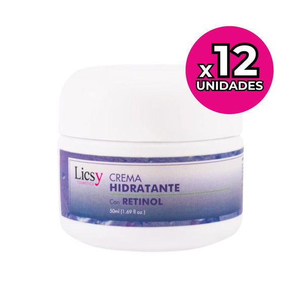 12 Unidades de Crema Hidratante con Retinol 50ml